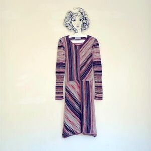 Missoni Multicolor Long Sleeve Dress
